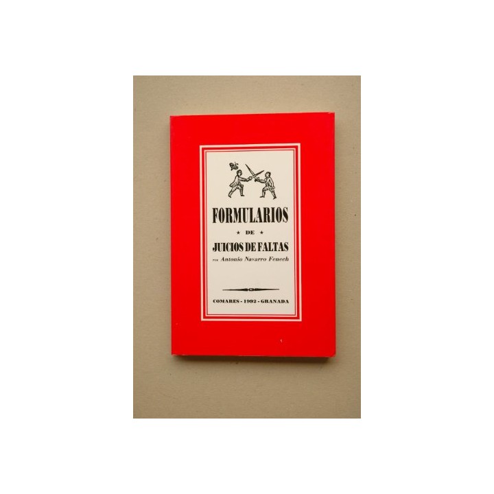 Formularios De Juicios De Faltas